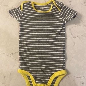 3 for $10 - Gray and Yellow Onesie